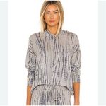 Anthropologie Sundry Shibori Cozy Hoodie Heather Gray Tie Dye Size 1/Small Photo 1