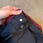 Lululemon size 8 burgundy and black Purple Photo 3