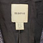 Maeve Anthropologie Tweed Blazer Puff Sleeve Business Casual Jacket Black Size 4 Photo 3