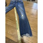 MOTHER Denim The Insider Crop Step Chew Jeans in Dancing on Coals (size 23) Blue Photo 5