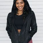 Zyia Active black leopard print bomber jacket windbreaker XS Photo 0