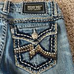 Miss Me  Irene bootcut jeans Medium wash Distressed in areas Size 28 Flap pockets Photo 2