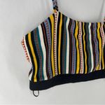 ZARA  Multicolor Striped Knit Cropped Tank‎ Top Size L Photo 2