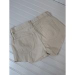 L'Agence NWT L’AGENCE AUDREY Denim Shorts Cream & Blue Raw Hem Mid Rise Bundle Size 25 Photo 4