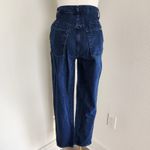 American Vintage Vintage Northern Reflections Dark Wash High Waisted Mom Jeans Taper Leg Jeans 8 Photo 5