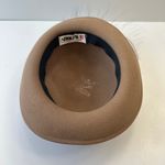 Adolfo Vintage  II Feather Bow‎ 100% Wool Hat Derby Dress Occasion Made In USA Photo 2