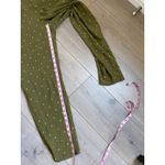 Anthropologie Elevenses Goldform Trousers in Olive Green Size 8 READ Photo 4