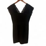 My Story Black Lace Slip Mini Dress Medium Photo 1
