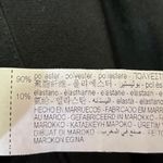 ZARA Women's Black High Waisted Casual Buckle Zip Mini Shorts Skort Skirt Size S Photo 4