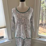 LAKE Christmas Tangled Lights 100% Pima Cotton Pajamas, Medium, Like New White Photo 6