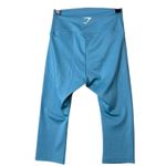 Gymshark Leggings Womens Small Blue Capri High Rise Performance Workout Yoga Photo 2