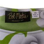 Bob Mackie Vintage  Wearable Art Green Floral Dress Size Xs Photo 6