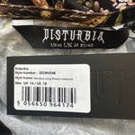 Disturbia Jumpsuit Atropos Long Sleeve Wide Leg Button Front Goth Sz 10 NWT New Multiple Photo 10