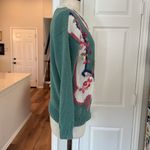 Petite Sophisticate Vintage rose detail embroidered crew neck sweater Photo 9