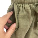 Aerie Olive Cotton Smocked Romper XS Pockets Spaghetti Straps Boho Hippie Photo 7