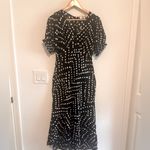 Diane Von Furstenberg Diane Von‎ Furstenberg  Orla Black and White High Low Dress Sz 6 Photo 3