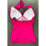 Ralph Lauren Beach Club Solid Molded Cup Halter Tankini Top Hot Pink Size 4 NWT Photo 9