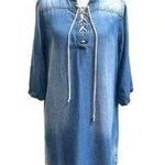 Cloth & Stone L chambray denim dress tie Photo 0