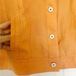 Chico's Chico’s Peach 100% Linen Lightweight Blazer Size XL Size 3 Photo 2
