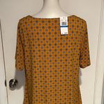 Michael Kors Women Design Cowl Neck Marigold Top Shirt - Size XL - NEW With Tags Photo 4