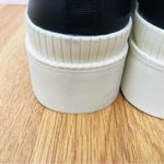 Gianni Bini Black Leather Platform Ankle Boot Bootie Lug Sole Sneaker Size 7 New Photo 9