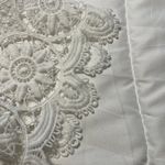 Banana Republic Womans S White Short Sleeve Crochet Top Photo 4