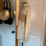 Magaschoni  100% cashmere colorblock beige mockneck Photo 6
