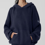 Alo Yoga  Scholar Hooded Sweater Navy L Photo 0