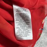 Ralph Lauren Lauren Shirt Womens Small Red Yellow Floral Black Label Peplum Y2K Photo 5