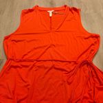 Matilda Jane NWT   Extra Large Orange Sleeveless Maxi Dress with Braided Belt Photo 2