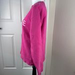 Brunette The Label BLONDE Graphic Pink Fuchsia Pullover Sweatshirt Size XS/S Photo 7