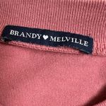 Brandy Melville  Pink Butterfly Crop Top Short Sleeve T-Shirt - One Size - VGUC Photo 4