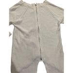 ZARA Knit white sweater with zip up back sz medium Photo 4