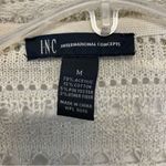 INC International Concepts Open Front Loose Knit Cardigan Medium cream crochet Tan Photo 3