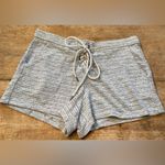 Aerie  by AEO Women’s Size Small Poly/Cotton Blend Gray Striated‎ Lace Up Shorts Photo 0