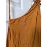 Antonio Melani  One Shoulder Tank Top Amber Orange XS Adjustable Tie Photo 4