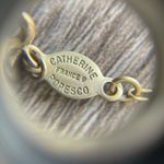 Catherine Popesco Blue Stone Seahorse Animal Pendant Necklace France Gold Tone Photo 11