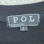 Beverly Hills Polo Club POL Black White Speckle Midi Dress Adjustable Waist Small NWOT Photo 2