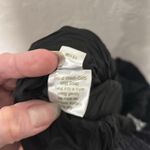 Garnet Hill  Black Silk Crinkled Skirt Elastic Waist Midi Boho broomstick Size 10 Photo 6