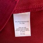 Petite Sophisticate  Rich Red Button-Down Shirt L LP Photo 6