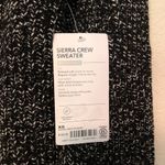 Athleta  Sierra Crew Sweater XS Black Marl Relaxed Wool Blend New NWT Photo 2