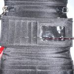 Dog Paw Print Wristlet Wallet Western Style Mom Pet Black Faux Leather Snap Photo 7