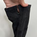 None Over the Knee Boots Womens Square Toe Block Heel Size 6 Photo 5