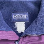 Land's End Women's Winter Insulated Waterproof Bomber Coat No Size Tag Purple Photo 2
