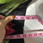 Carolina Herrera short sleeve shift dress black multi floral mini NEW small S20 Photo 9