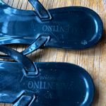 Valentino Garavani Valentino Slides Black With Gold Hardware  Photo 3