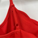 Market & Spruce NWT  S orange red coral dress spaghetti straps open back pockets Photo 6
