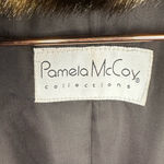Pamela McCoy Faux Fur Light Dark Brown Color Snap Button Closure Jacket size 1X Photo 7