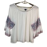 Max edition  Boho Embroidered Blouse Size XL Photo 0