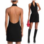 Bardot  Freya Vest Contemporary Mini Dress Size Large Black Photo 6